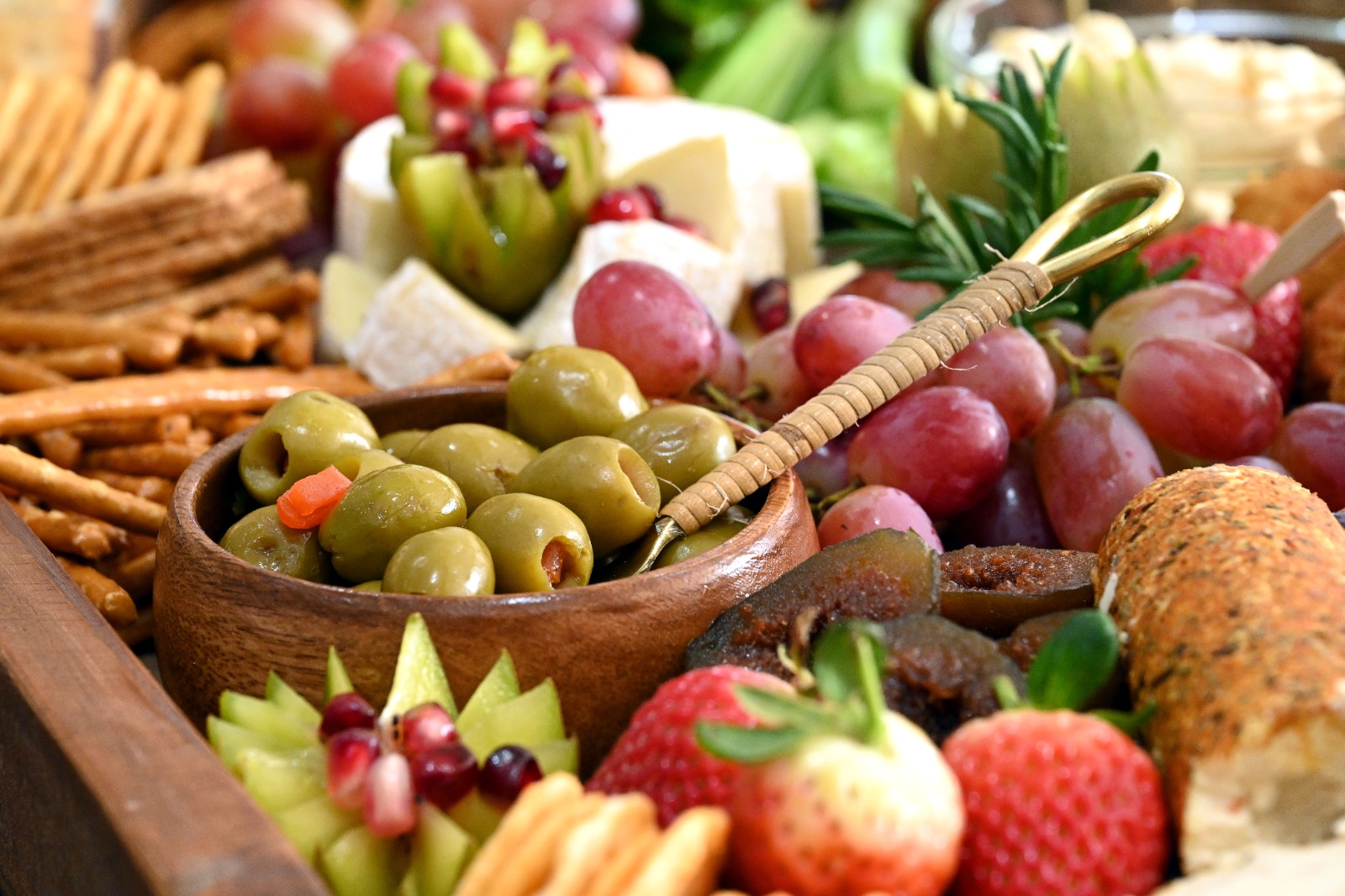 Fresh platter spread by See You Latte Brew